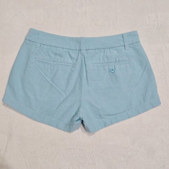 J.Crew ✦ Light Blue Cotton Shorts ✦ Mid-Rise Classic Fit Summer Staple Sz 4 EUC - Picture 3 of 9